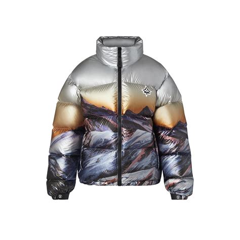 louis vuitton clear puffer jacket|louis vuitton fuzzy jacket.